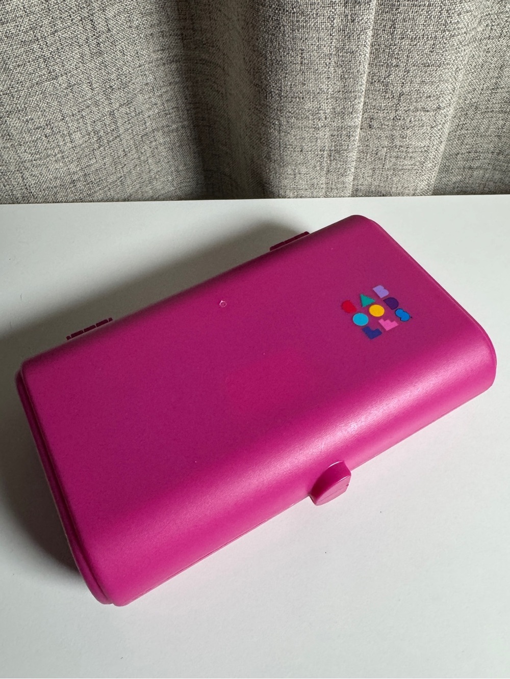 Vintage Caboodles 2606 Hot Pink Makeup Case with Mirror